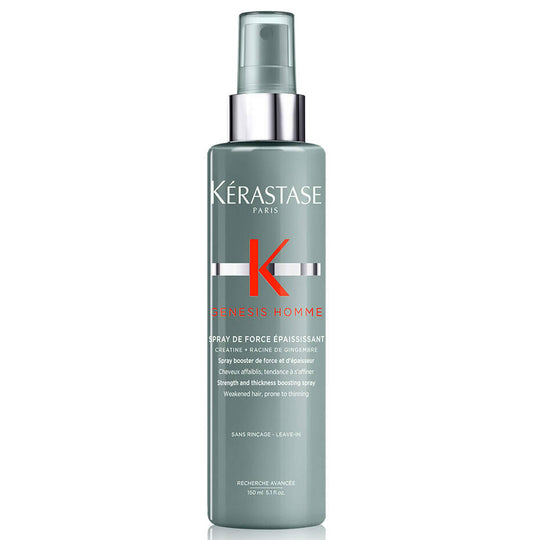 Kérastase Genesis Homme Spray de force epaississant , stärkender, Dicke boostender Leave-in-Spray, für geschwächtes, dünner werdendes Haar, 150ml
